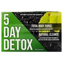 Strip 5 Day Detox Cleanse - Complete Body Cleanse | Remove Toxins & Unwanted Impurities - Natürliche, gesünde Reinigung Unterstützung für Leber, Urinary Tract, Kidney, Verdauungssystem - 40 Kapseln