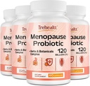 Menopause Ergänzungen für Frauen, 120 Billion CFU Probiotic, 13-in-1 Herbs & Botanicals Complex, für Hormon Menopause, Hot Flashes, Nachtschwärmer, Mood Swings, Schlafstörungen, Vegan, 240 Kapseln