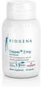 Biogena Kupfer 2 mg Energized - in der leicht absorbierten und gut tolerierten Citratform - 60 Kapseln