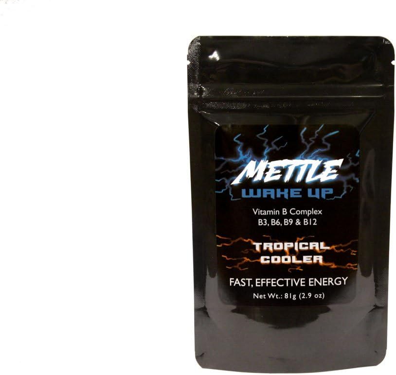 Energy Drink Powder - 25 Portionen | Sugar Free | 200mg Koffein - Mettle Energy Drink Mix (Tropical Cooler)