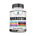 American Standard Supplements Quercetin 1000mg Pro Servieren mit Zink, Vitamin C, Vitamin D3, Magnesium, Elderberry, Echinacea, Turmeric, Astragalus - Glutenfrei, Non-GMO, 120 Kapseln, 40 Servietten