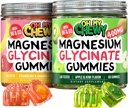 Bundle de Gommies de magnésium – 2 bouteilles (60 chacune) – Banane de fraise et Kiwi de pomme