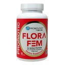 Belle+Bella Probiology Flora Fem - Probiotiques quotidiens pour les femmes - 4X Action Prébiotique + Probiotique + Cranberry + Acide folique pour la santé digestif, urinaire, génésique et vaginale - 60 capsules
