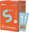 Oh! Pet® Skin & Coat Probiotics – 7B CFU Pulver für Hunde & Katzen mit Omega-3 & Eggshell Membrane (30 Packungen)