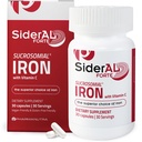 SiderAL Forte Eisenergänzung Klinisch erwiesen, um Niveaus ohne Nebenwirkungen zu erhöhen | Sucrosomial High Absorption Gentle Iron Pillen für Frauen und Männer | Vitamin C | Anämie & Energy Support | 30 ct