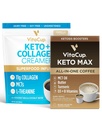 VitaCup Keto Max Kaffee Pods 18ct & Keto Creamer 10oz