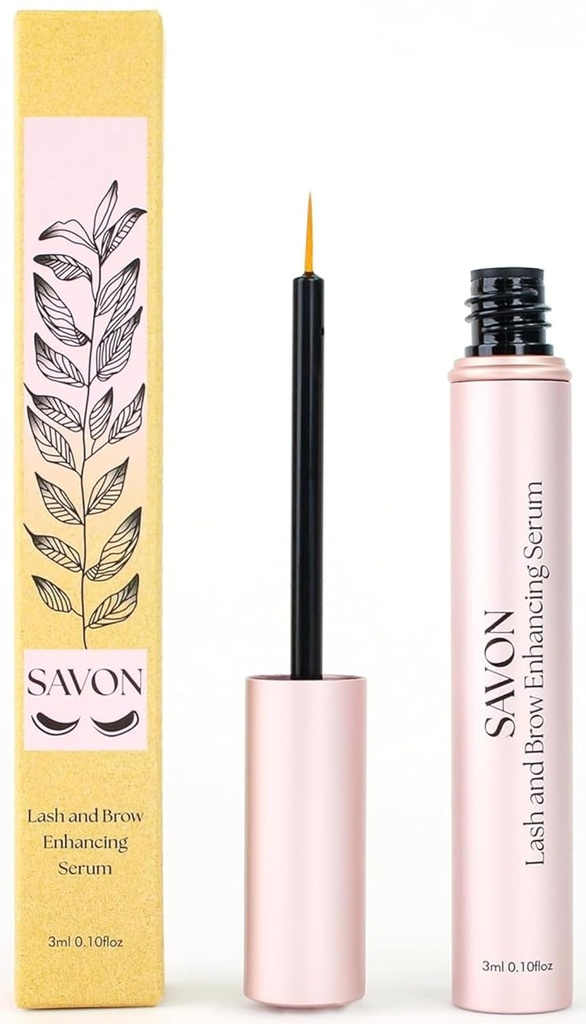 Organic Lash Growth Serum für Thicker, Langere Wimpern und Augenbrauen - mit Biotin, Peptiden und Panthenol - Natürlich und roh - USA - Lash and Brow Boost Serum - Wimpern Conditioner