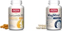Jarrow Formulas Curcumin 95 500mg - Bis zu 120 Portionen (Veggie Caps) - Kurkuma Extrakt & MagMind Brain Gesundheit mit Magtein (Magnesium L-Threonate), Nahrungsergänzung