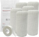 Kerlix Gauze Bandage Rollen - 4 1/2 in x 4.1 Yds, 6 Ply - 6 Einzelne sterile Pocuhes- Extra Absorbenz - Latexfrei, Hospital Grade Baumwolle Fluff Bandage Wrap Krinkle Style - für Wund Care & Erste Hilfe