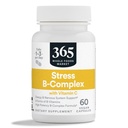 365 von Whole Foods Market, Stress B-Komplex mit Vitamin C, Energy & Nervous System Support, Vegan, 60 Kapseln