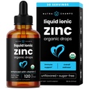 NutraChamps Flüssiges Zink für Kinder & Erwachsene, Vegan, reine Ionic Zink Tropfen mit Vitamin C, Ergänzungen für Immununterstützung, Zuckerfreie Flüssigkeit 4 oz