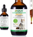 Cat Constipation Relief - Natürliche Laxative Tropfen mit Kürbis Fiber & Probiotics, Vet-Formuliert für schnelle Bowel Unterstützung, Hairball Relief, einfache Flüssigkeitsdosierung, Huhn Flavor