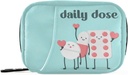 Naanle niedliche Pille Box 7 Tage Case Tasche Reise Organizer mit Reißverschluss Portable Weekly Compact Größe für Vitamin Supplement Holder Daily blue 4.6 x 3.14 x 1.88 Zoll, 1 Zähler