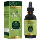 Go Nutrients Iodine Edge – Complément liquide organique d'iode pour le soutien thyroïdien, l'énergie, l'immunité et la santé cognitive – gouttes d'absorption élevées - Teinture naturelle pour les femmes et les hommes – 1 oz