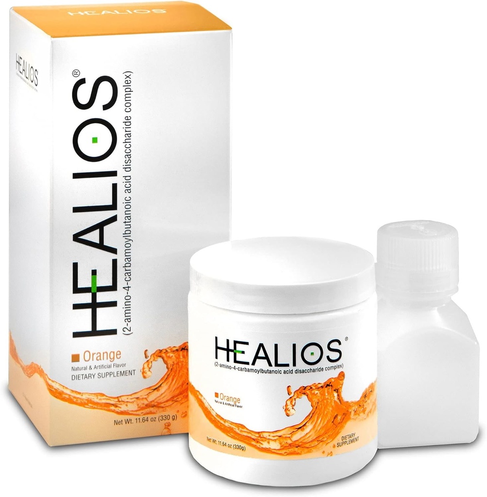 Santé bucco-dentaire et supplément alimentaire, forme en poudre de Healios Orange, L-Glutamine Trehalose L-Arginine, 11.64 Ounces