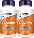 JETZT Ergänzungen, L-Lysin (L-Lysine Hydrochlorid) 500 mg, Aminosäure, 100 Count(Pack von 2)
