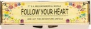 AmyZone Pill Organizer Weekly 7 Day Travel Portable Compact Pill Box Pill Case Vitamine/Tylenol/Fish Oil/Supplements/Meds/Tablet für Geldbeutel/Pocket (Follow Your Heart)