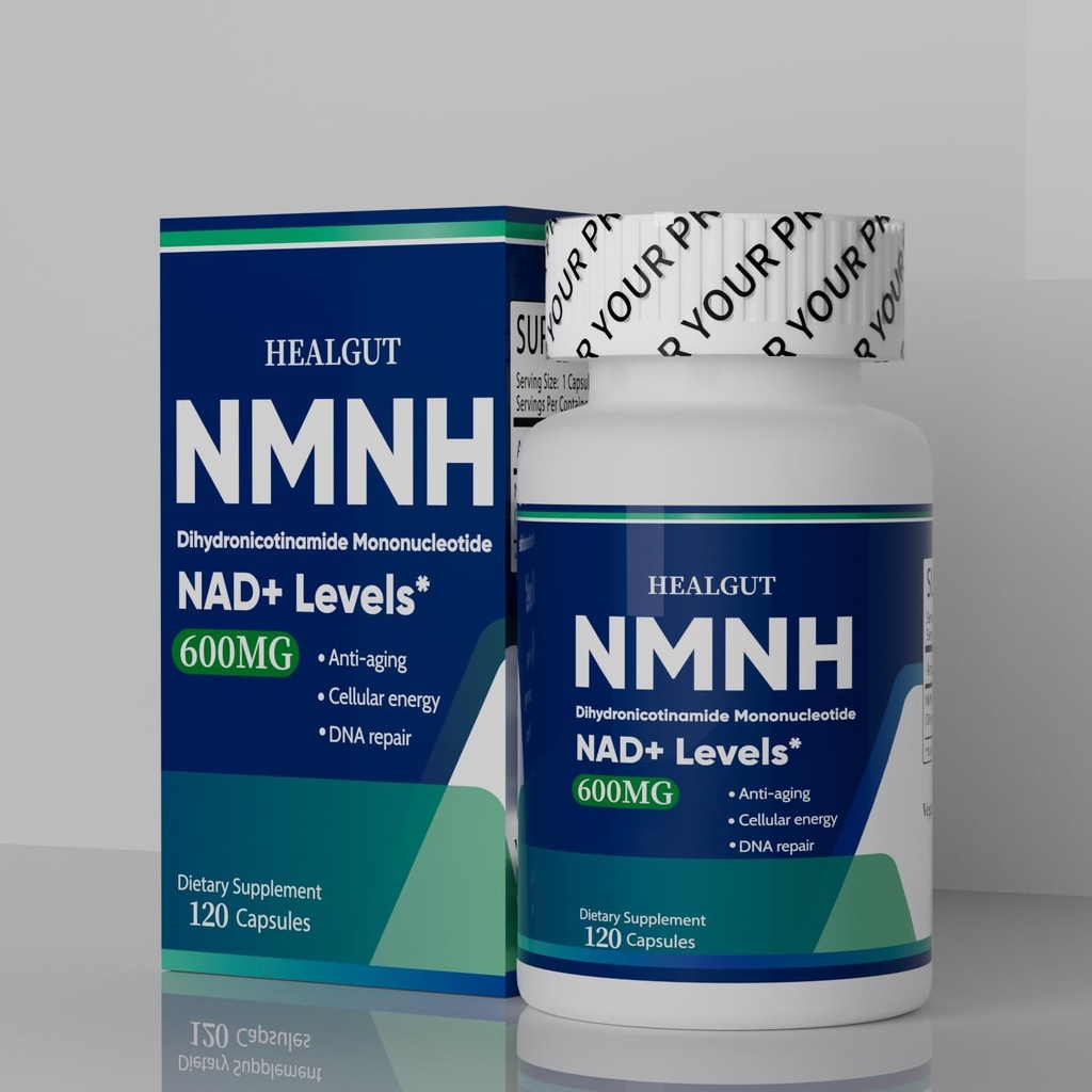 NMNH Ergänzung für Anti-Aging Frauen Boost NAD+ Levels effektiver als NMNH Liposome 120 Kapseln