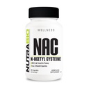 NutraBio N-Acetyl Cystein Supplement (NAC) - 90 Kapseln, 600mg Jeder - Leistungsstarke Anti-Oxidant - Immununterstützung - Boost Glutathione