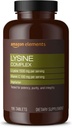Elemente Lysin-Komplex mit Vitamin C für Immun-Gesundheitsunterstützung, Vegetarisch, 65 Servierungen, 195 Zähler (Verpackung kann variieren)