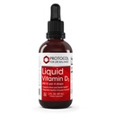 PROTOCOLE POUR LA BALANCE VIE - Vitamine liquide D-3 - Soutient l'absorption de calcium, la santé osseuse et dentaire et la fonction immunitaire dans les gouttes faciles à administrer - 2 fl oz (60 mL)