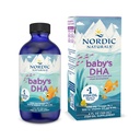 Nordic Naturals Baby's DHA, Unaromatisiert - 4 oz - 1050 mg Omega-3 + 300 IE Vitamin D3 - Unterstützt die Entwicklung von Gehirn, Vision und Nervensystem bei Babys - Nicht-GVO - Portionen können variieren