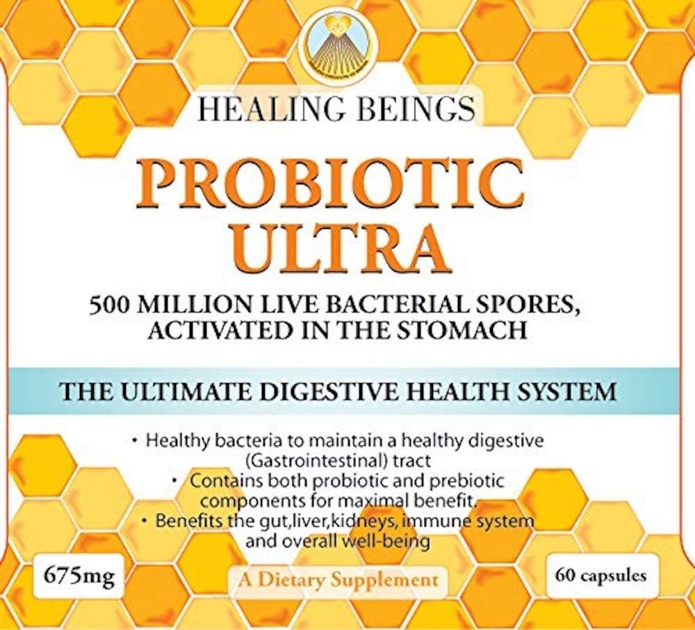 Die Original Probiotic Ultra- (Doctor Formulated) Umfassende Verdauungs- und Darmgesundheitsunterstützung sowohl Pre-Biotisch als auch Pro-Biotisch. Es unterstützt auch Auto Immune Verwandte Wellness