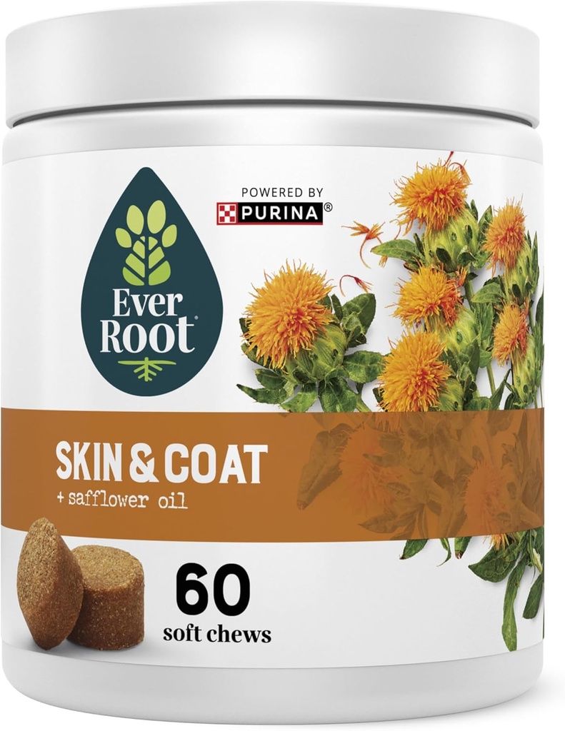EverRoot von Purina Skin and Coat Dog Supplements Soft Chews - 10.6 oz. Canister