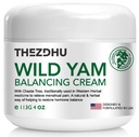 Crème de Yam sauvage pour l'équilibre hormonal : (4 Oz) Crème de Yam sauvage biologique pour femmes avec ménopause et menstruelle, recette végétale naturelle Premium pour tous les types de peau.