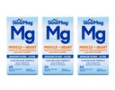 Slow Mag Magnesium Chloride und Calcium, je 60 Tabletten (Wert Pack von 3)