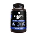 PURE ORIGINAL INGREDIENTS Betaine HCL (365 Capsules) No Magnesium Or Rice Fillers, Always Pure, Lab Verified