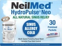 NeilMed HydroPulse Neo. Multi-Speed-elektrische pulsierende Nasal Sinus Bewässerungssystem mit 30 Sinus Rinse Premixed Packets.