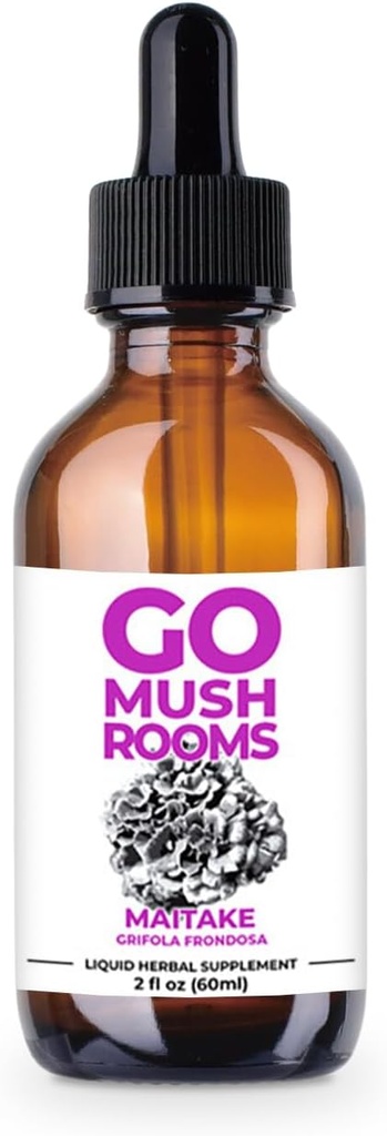 Maitake Supplément de teinture de champignons pour le soutien au renouvellement - 2 fl oz (60 portions)*