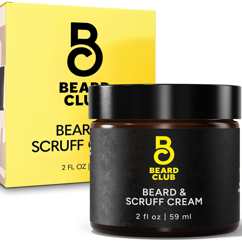 The Beard Club Biotin Beard Cream - Feuchtigkeitsspendende und feuchtigkeitsspendende Shea Beard Butter für gesündere Gesichtshaar & Haut