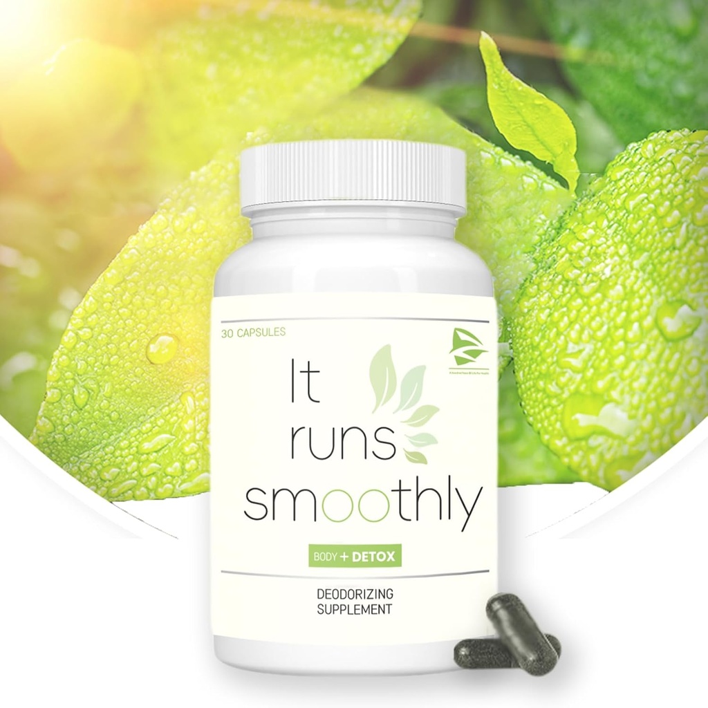 Body Deodorizing Supplement, Neue Upgrade Body Chlorophyll Magic Capsules, 30 Vegan Capsules-Body Odor Pillen, Interne Deodorant Pillen für Körper Frische, Verdauungsunterstützung, Gut Health (1pc)