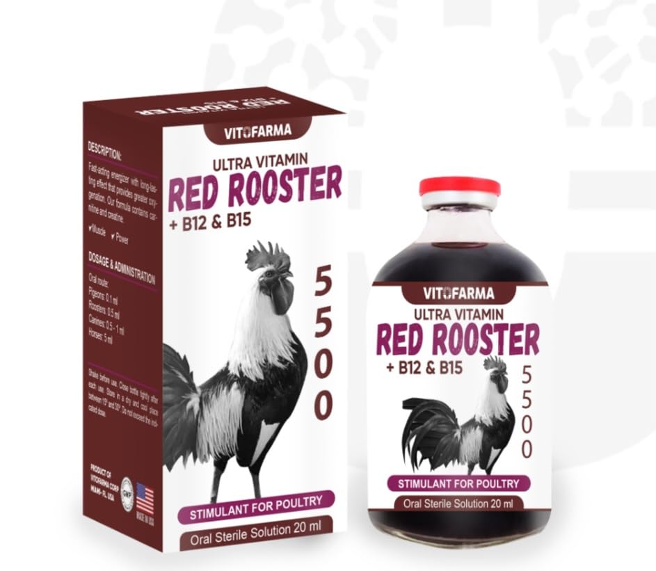 B12 5500 20ml Restaurative Muskelmasse Optimale Gewicht Training Unterstützung Booster für Hahn - Suplemento para Gallos b12 20 ml (20 ml)