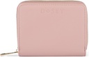 Dosey Wellness Wallet Travel Pille Organizer & Easy-Slide Pill Pouches - Glattes Vegan-Leder mit 4 luftdichten Pillentaschen für Med Storage & Protection - Stylish Med Organizer (Rose), Upgraded Version
