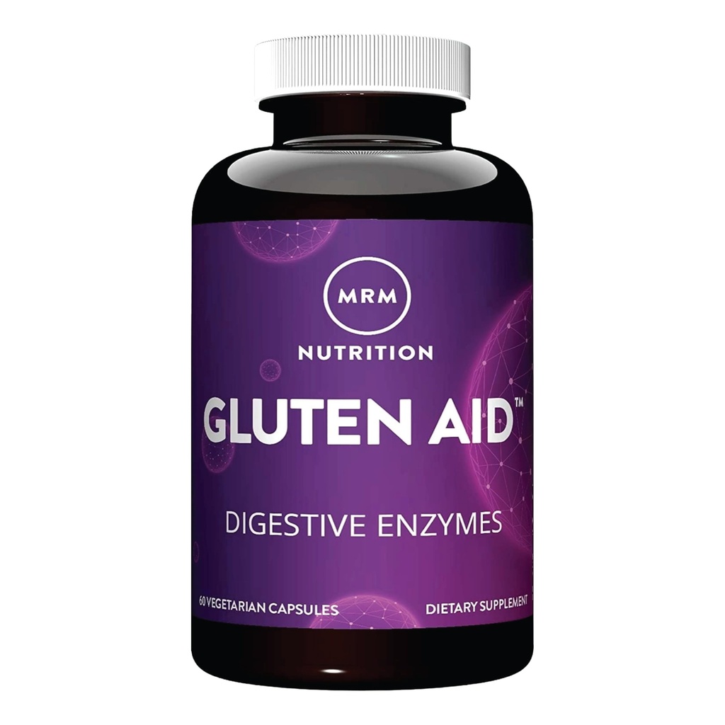 MRM Nutrition Gluten-AidTM | Verdauungsenzyme | Gluten + Dairy Digestion | BIOCORE DPP-IV® | Glutenfrei | 60 Portionen
