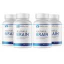 Youthful Brain 4 Bottle Bundle - Memory & Brain Health Support Supplement - Brain Booster Clarity mit Bacopa Monnieri, Ginkgo Biloba, B12-120-Day Supply (240 Zähler)