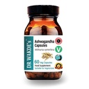 DR WAKDE'S Ashwagandha Capsules (Indian Ginseng, Withania somnifera, 60 Veg Caps, Pflanzen-Based Supplement, Ayurvedic Herb, All Natural, Vegan)