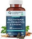 Generisches Rise Multivitamin Tabletten für Männer und Frauen mit Probiotics Supplement - 180 Veg Tabletten