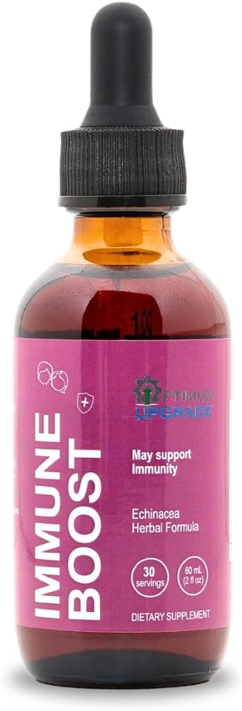 OU Echinacea Tropfen für schnelle Immununterstützung | Immune Booster Tincture | Echinacea Flüssiger Extrakt für Immunität Boost | Vegan,Non-GMO, Gluten-Free 2 Oz