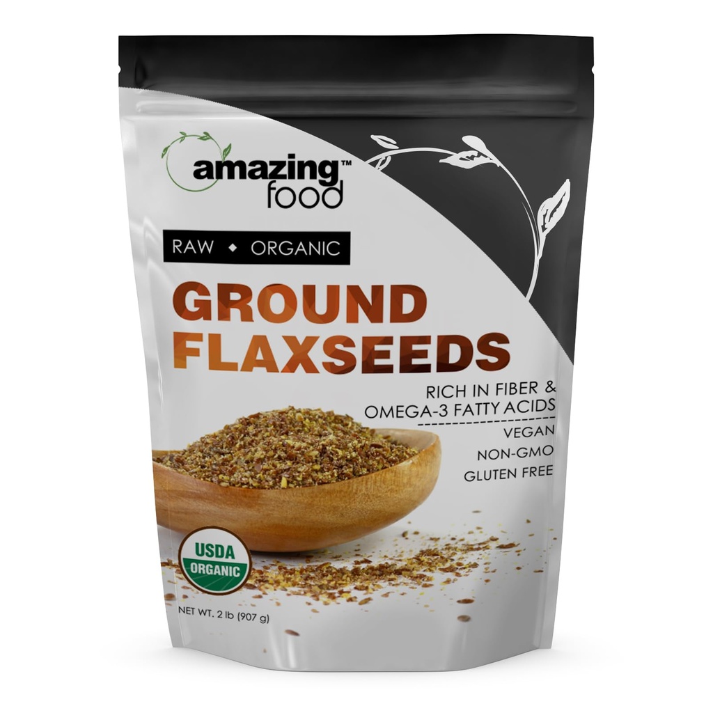 Erstaunliches Lebensmittel gemahlenes geschmolzenes Pulver | 2 Lbs | USDA Certified Organic | Vegan | Non-GMO | Gluten Free | Made in USA