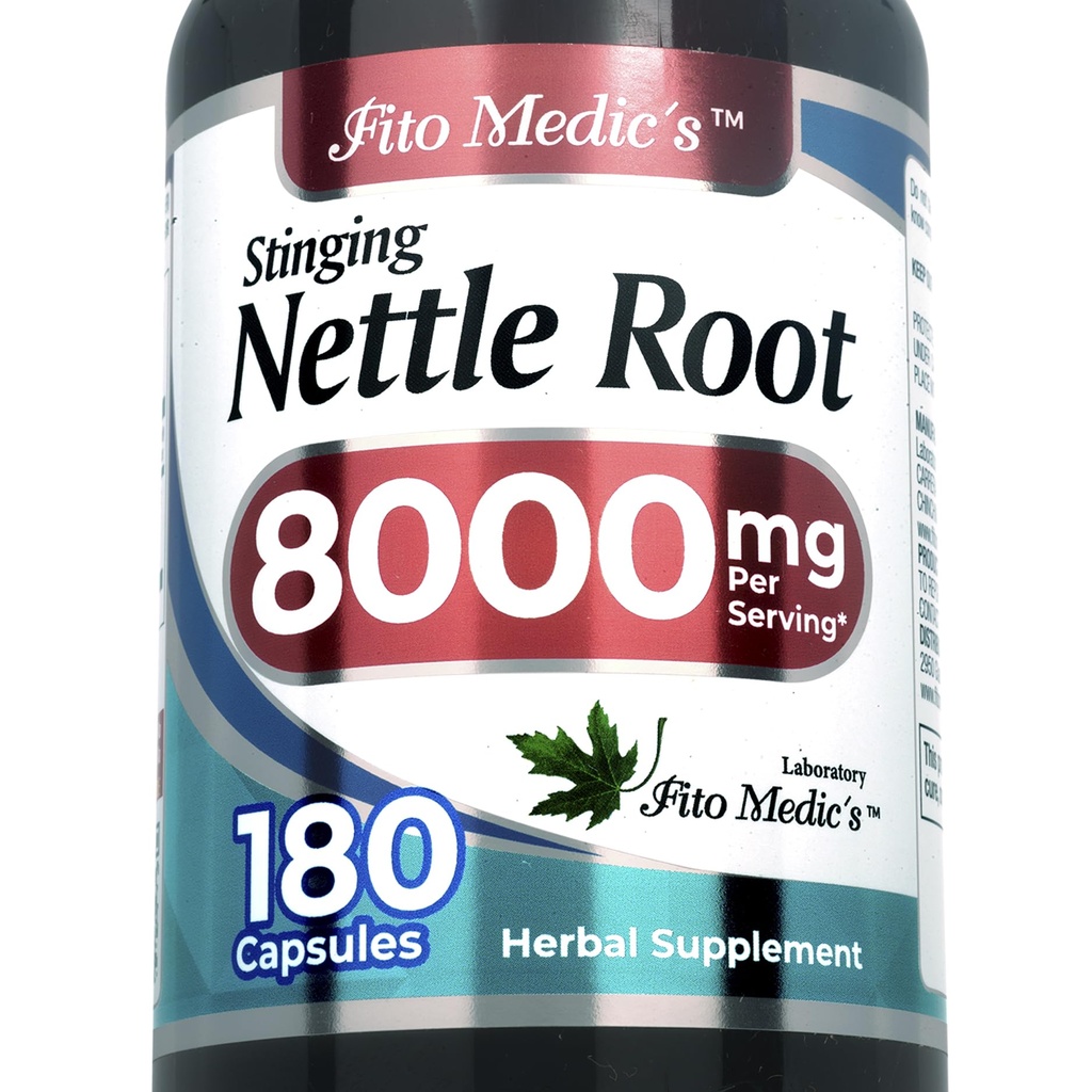 FITO MEDIC's Lab - Stinging Nettle Root, 180 Kapseln - Stinging Nettle -Pure Extract, ortiga.
