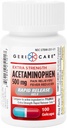 Gericare Extra Strength Acetaminophen 500mg Rapid Release Gelcaps, Schmerzrelief 100 Count (Pack von 1)