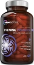 OmniBiotics Organic Evening Primrose Oil für Damen – Klinische Stärke 1500mg pro Kapsel, 10% GLA, kaltgepresst, Non-GMO, Hormon Balance für Frauen – 120 Vegan Softgel Kapseln