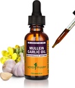 Kräuter Pharm Mullein Knoblauch Kräuteröl - enthält Calendula, Knoblauch, Mullein Blume, St. John's Wort, Olivenöl, 1 Unze