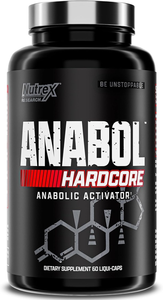 Recherche Nutrex Anabol Hardcore Anabolic Activator, Muscle Builder and Hardening Agent, 60 pilules