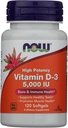 Maintenant les aliments D3 5000 UI dans l'huile d'olive, 120 CT