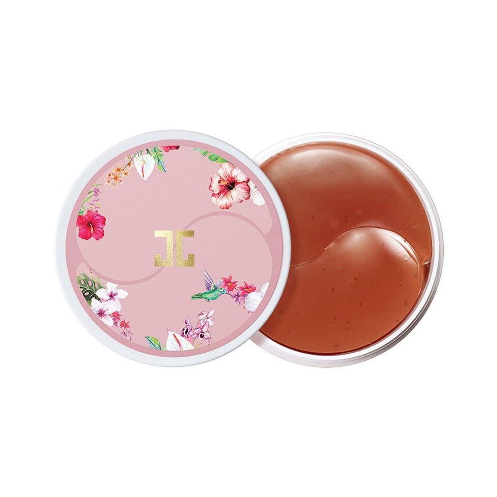JAYJUN Roselle Tea Eye Gel Patch (60 Patches) - Hibiscus Infused Radiant-Looking & Hydrating Behandlung